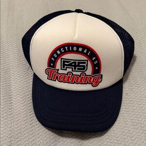 F45 Training Navy and White Cap